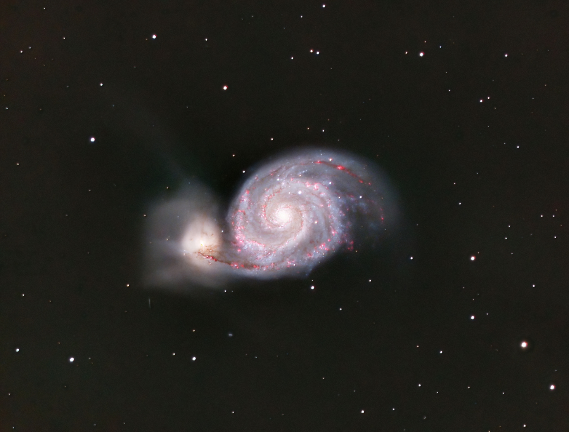 M51 - Whilpool GalaxyHaRGB-DeNoiseAI-standard